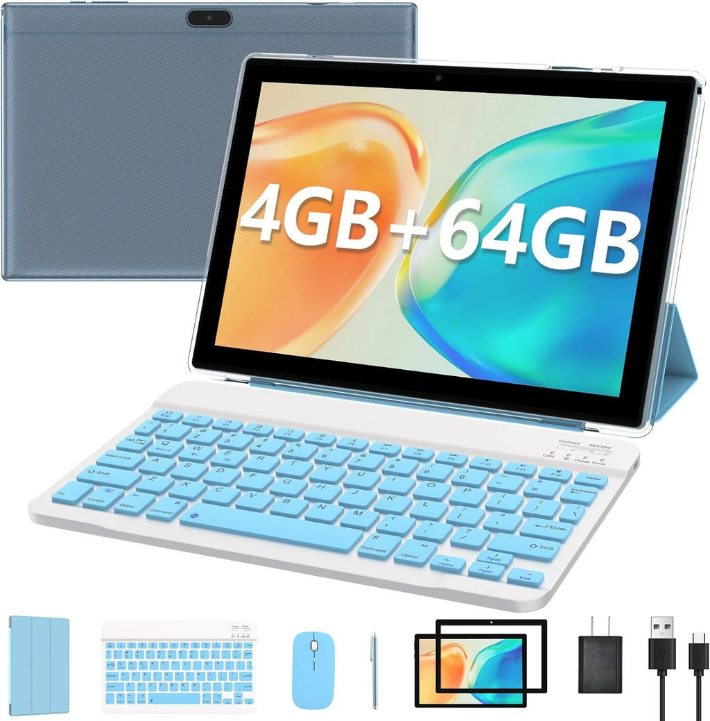10.1 inch Android 12 Tablet with Keyboard S897
