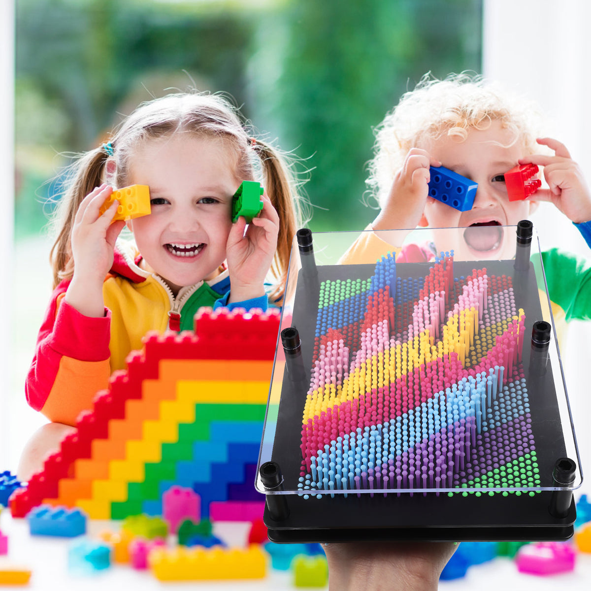 3D Pin Art Toy Sensory Toys for Kids 8-12 Plastic Child S85093