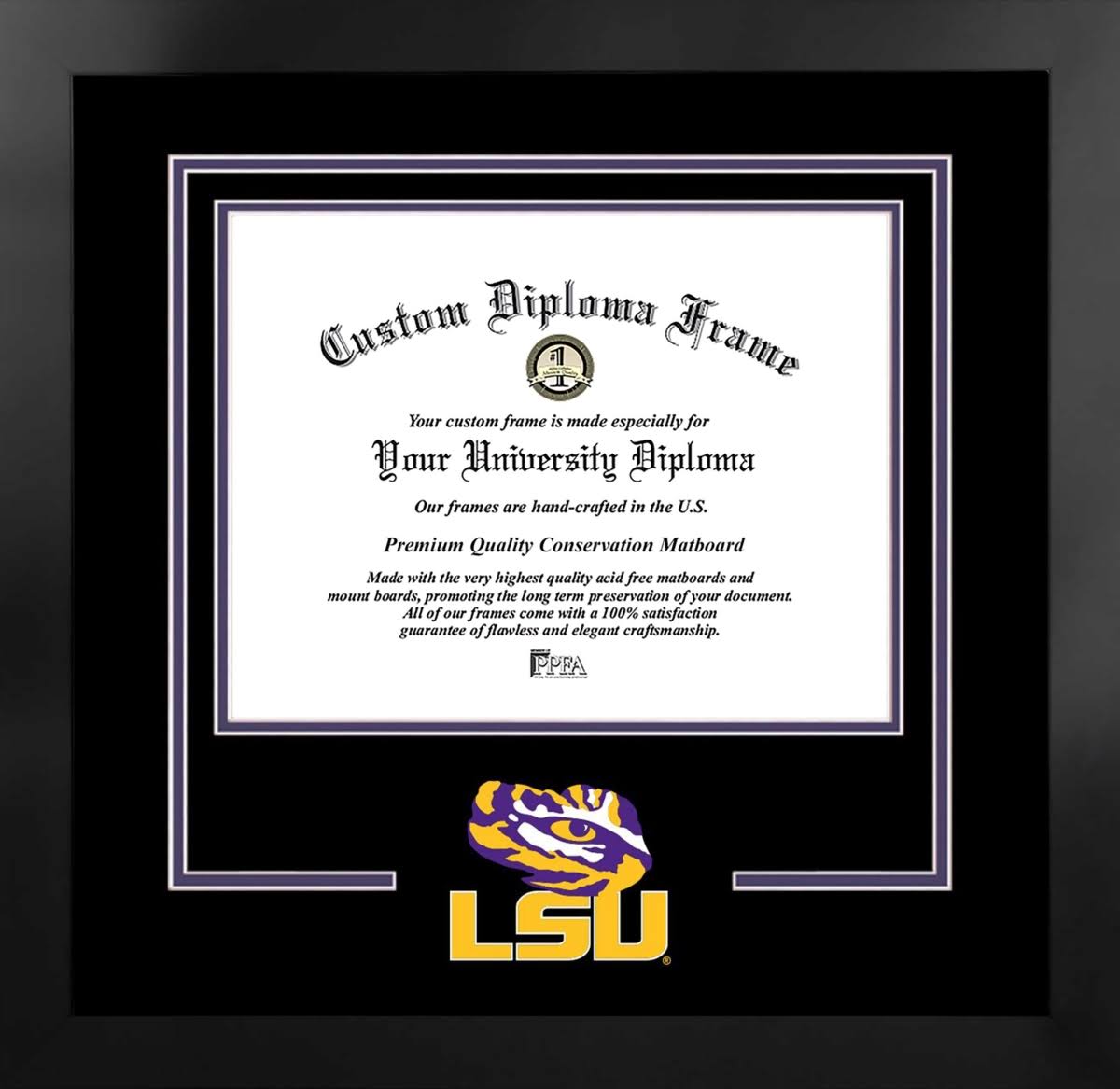 14 x 11 in. Black Frame Diploma R305401