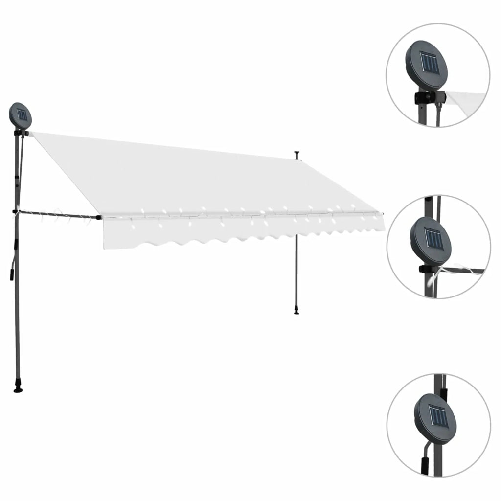 Manual Retractable Awning with 137.8" V93635