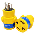 NEMA L14-30P to 14-30R Adapter 30A Locking Plug to Dryer Outlet X529