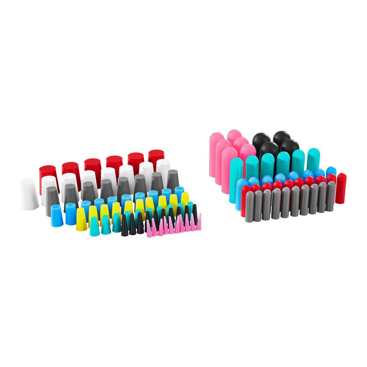 Silicone Rubber Plug and Cap Set, 116-Piece F702