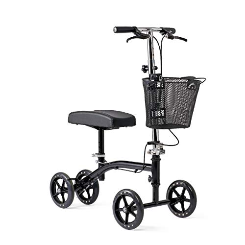Black Knee Walker with 8" Wheels R7158
