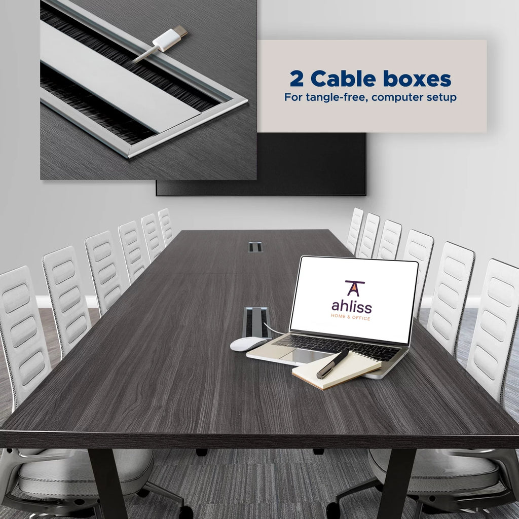 Conference Table with Cable Management Grommets P6946