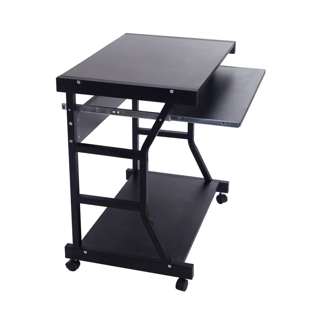 Moveable Computer Desk with Four Wheels H30821