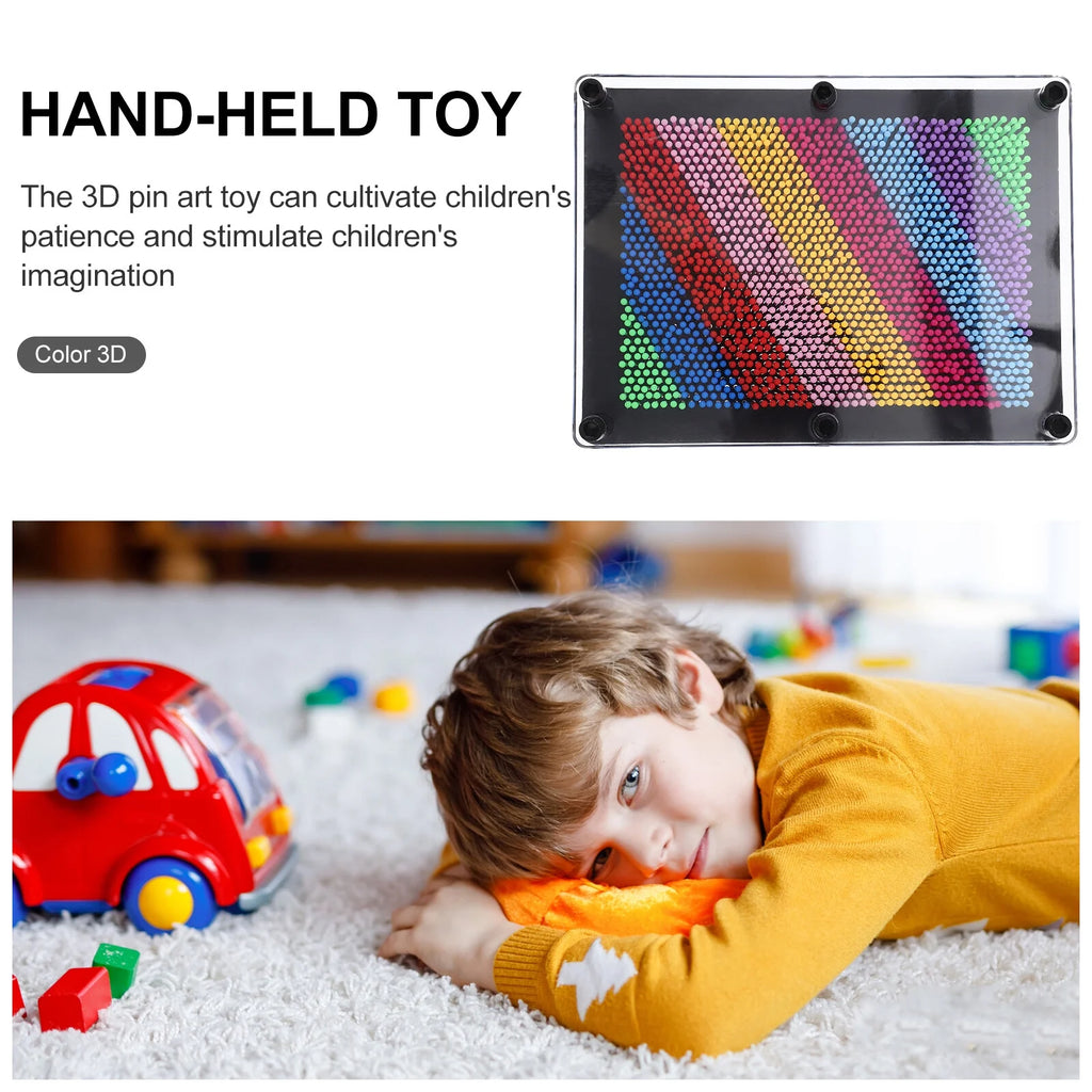 3D Pin Art Toy Sensory Toys for Kids 8-12 Plastic Child S85093