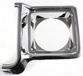Chevy C10 Headlight Door Passenger Side Round Chrome Pack of 2 P979