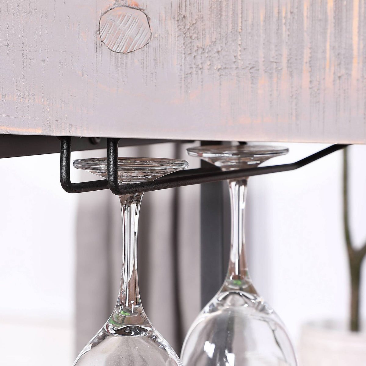 2 Shelf Serving Cart Antique Gray Q9768