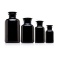 4 Glass Apothecary Jars 250 ml to 2 L A39875