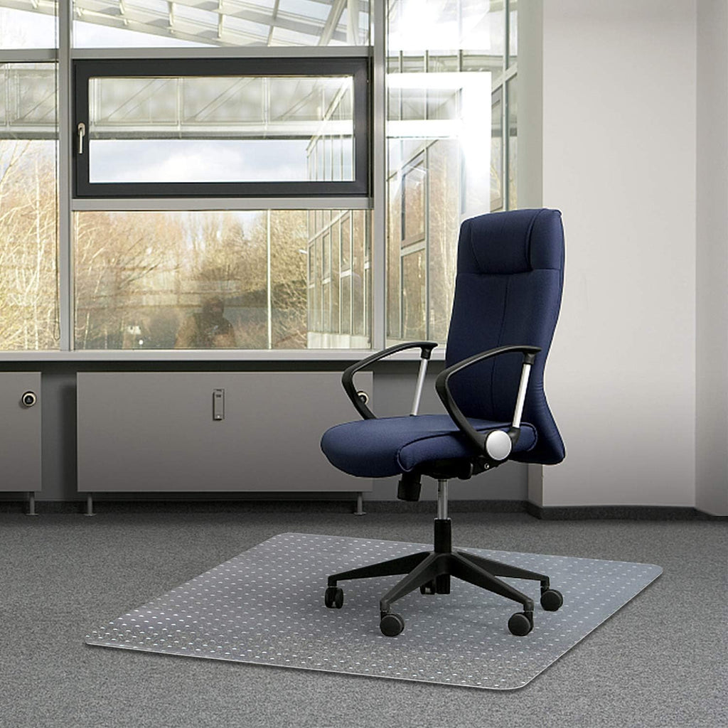 Transparent Office Chair Mat for Carpets with Studs (36 X 48 Rectangle) X88088