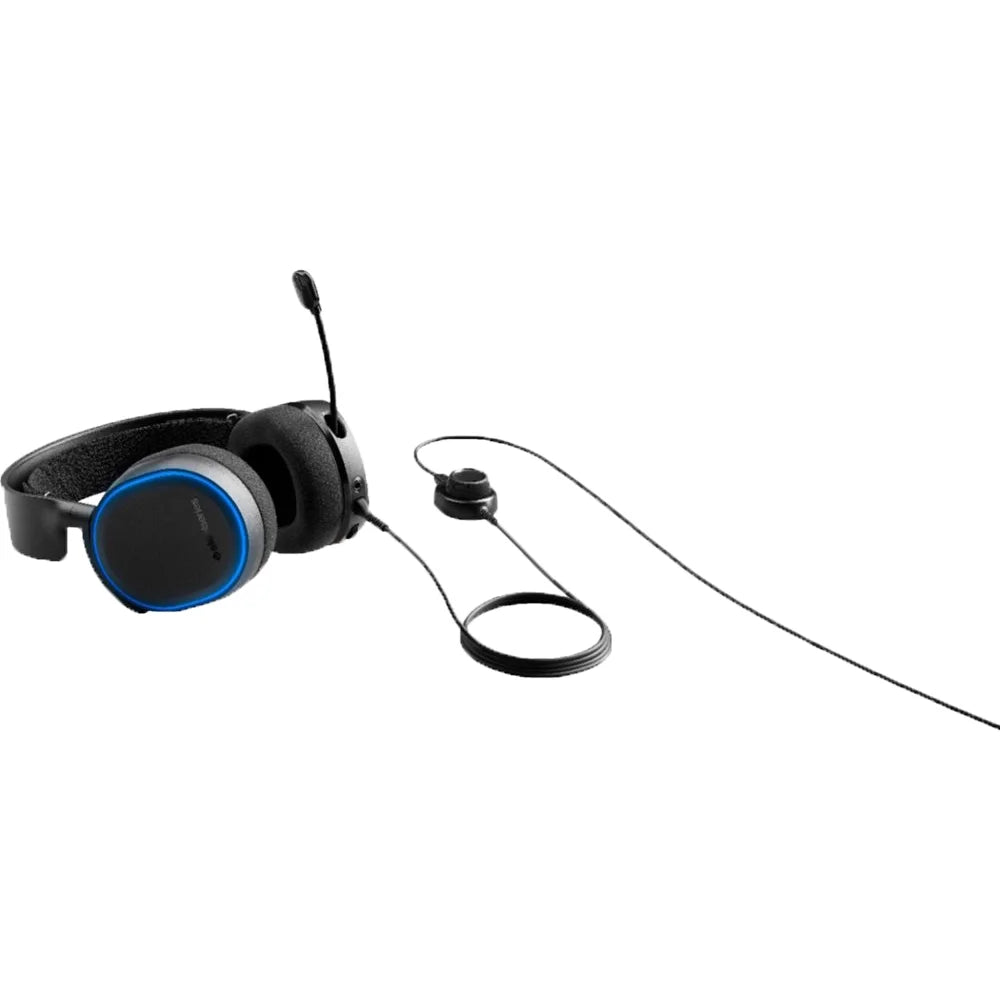 RGB Illuminated Gaming Headset Black J66312
