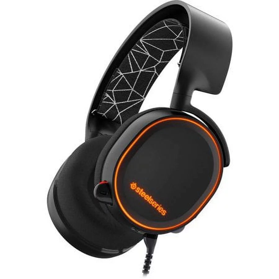 RGB Illuminated Gaming Headset Black J66312