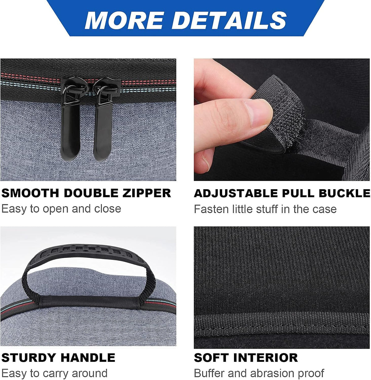 Carrying Case for VR Gaming Headsets and Controllers Pack of 2 O986