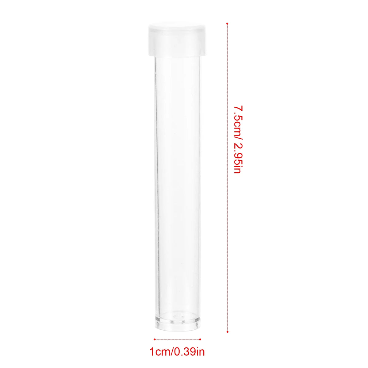 100 Pcs Clear Plastic Storage Bins Q6688