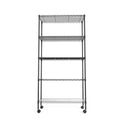5 Tier NSF Metal Wire Shelving Unit, 60" H x 30" L x 14" D, Chrome I744349