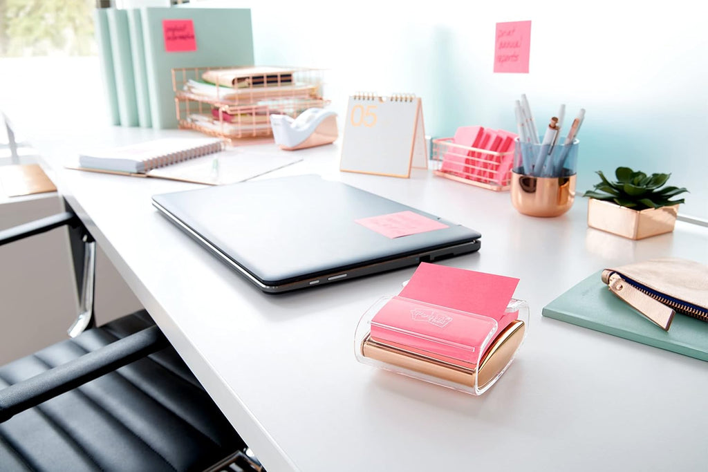 Rose Gold Pop-up Note Dispenser B440