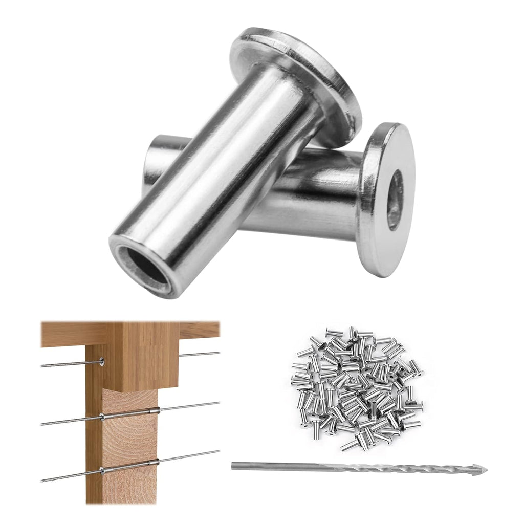Stainless Steel Cable Railing Kit for 1/8 Wire Rope S2983