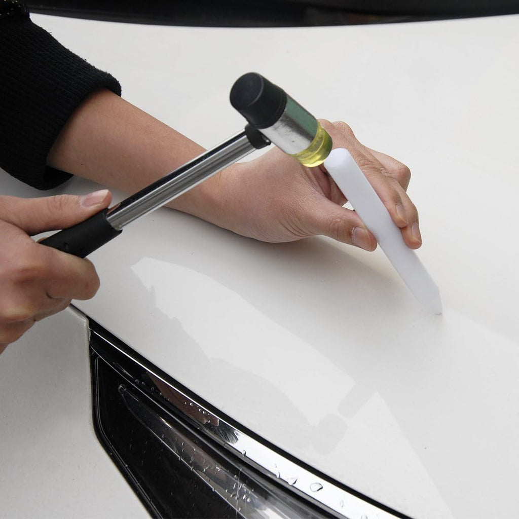 77 Pc Paintless Dent Repair Kit with Dent Lifter and Slide Hammer H8640