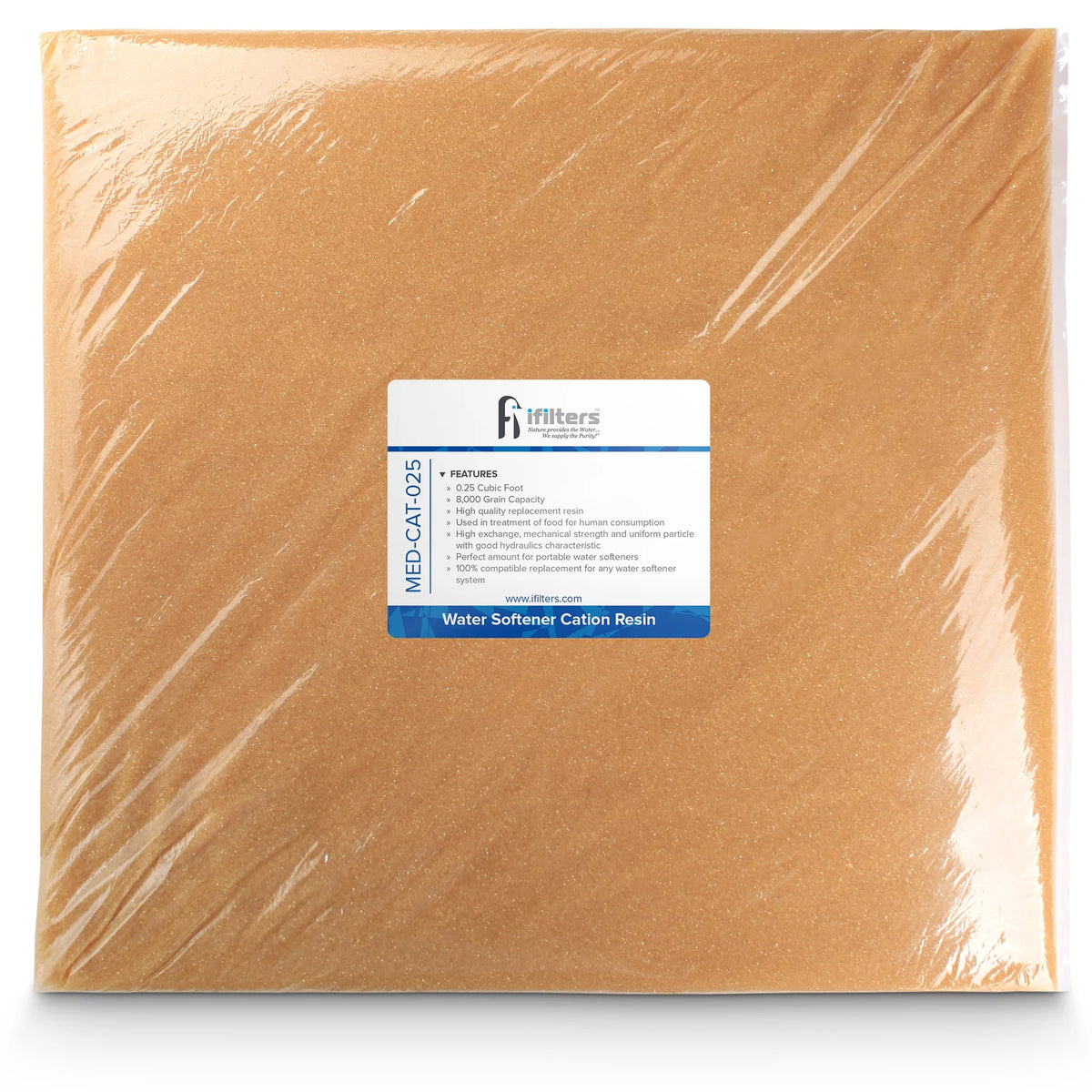 0.25 CuFt Water Softener Resin Media V833