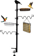 Black Steel Bird Feeder Station Kit T15916