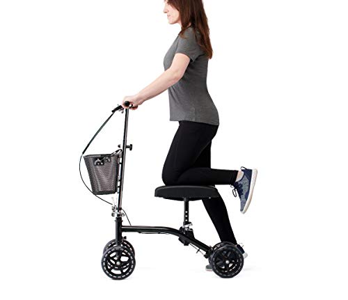 Black Knee Walker with 8" Wheels R7158