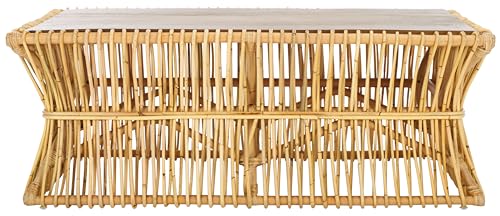 Natural Rattan Solid Wood Coffee Table F768377