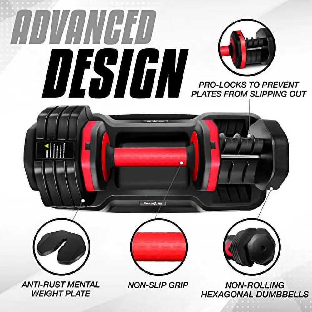 Adjustable Dumbbells Set of 2 55LBS P92897