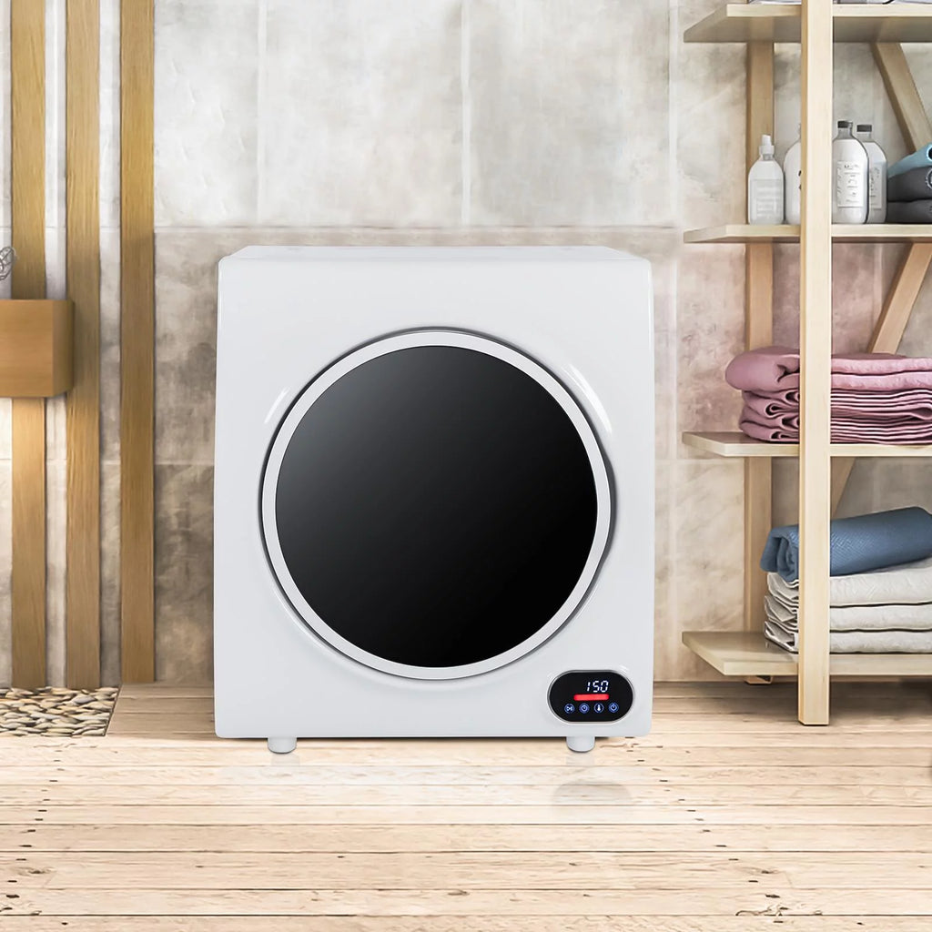 Electric Compact Portable Clothes Dryer 2.6CUFT White 110V 4KG F893