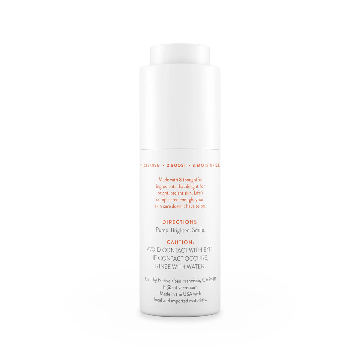 Fragrance Free Brightening Facial Serum with Vitamin C, 1 oz G475
