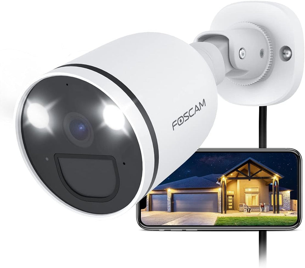 2K/4MP WiFi Security Camera with Color Night Vision F910767