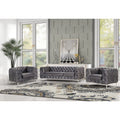 Velvet Sofa and Two Chairs Set R83655