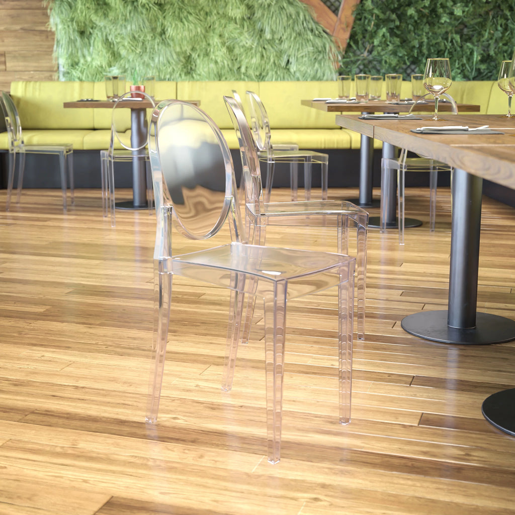 Transparent Crystal Side Chair F175
