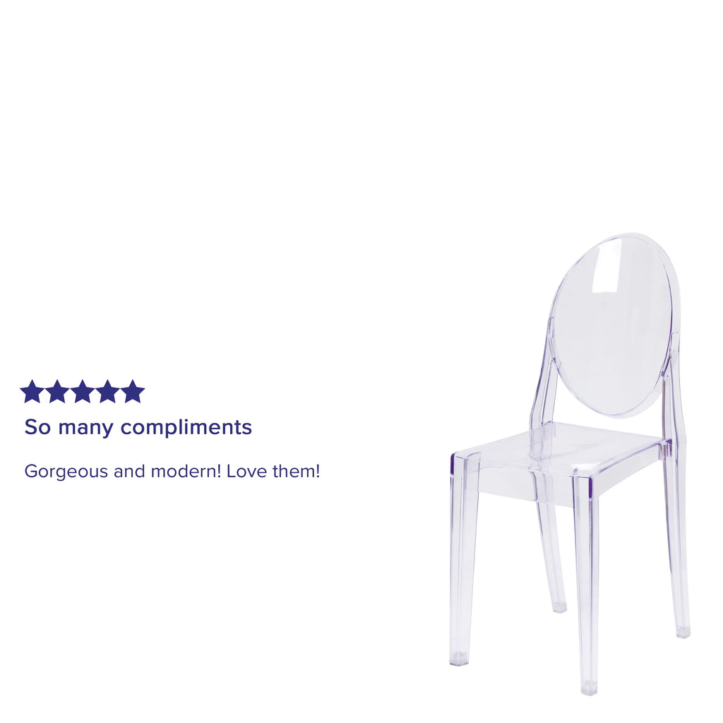 Transparent Crystal Side Chair F175
