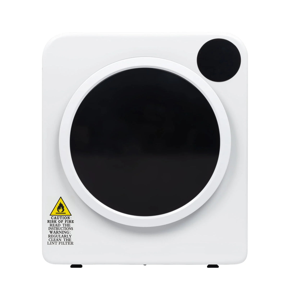 13.2LBS Electric Compact Laundry Dryer White C191355