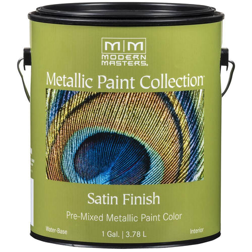 1 Gallon (2 Pack) Satin Pewter Metallic Paint Y569