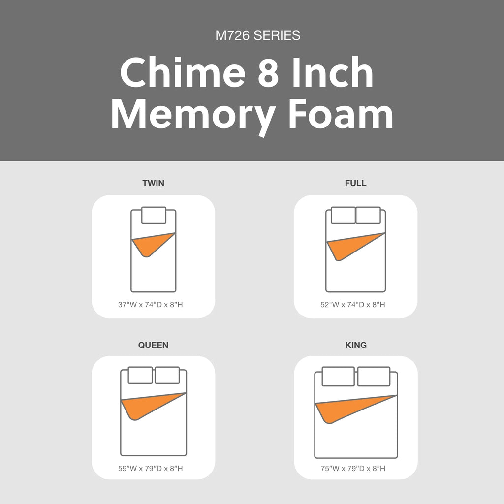 8 Inch Memory Foam King Mattress M929279