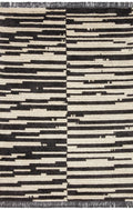 Cream Charcoal 2'7 x 12'0 Rug F945249