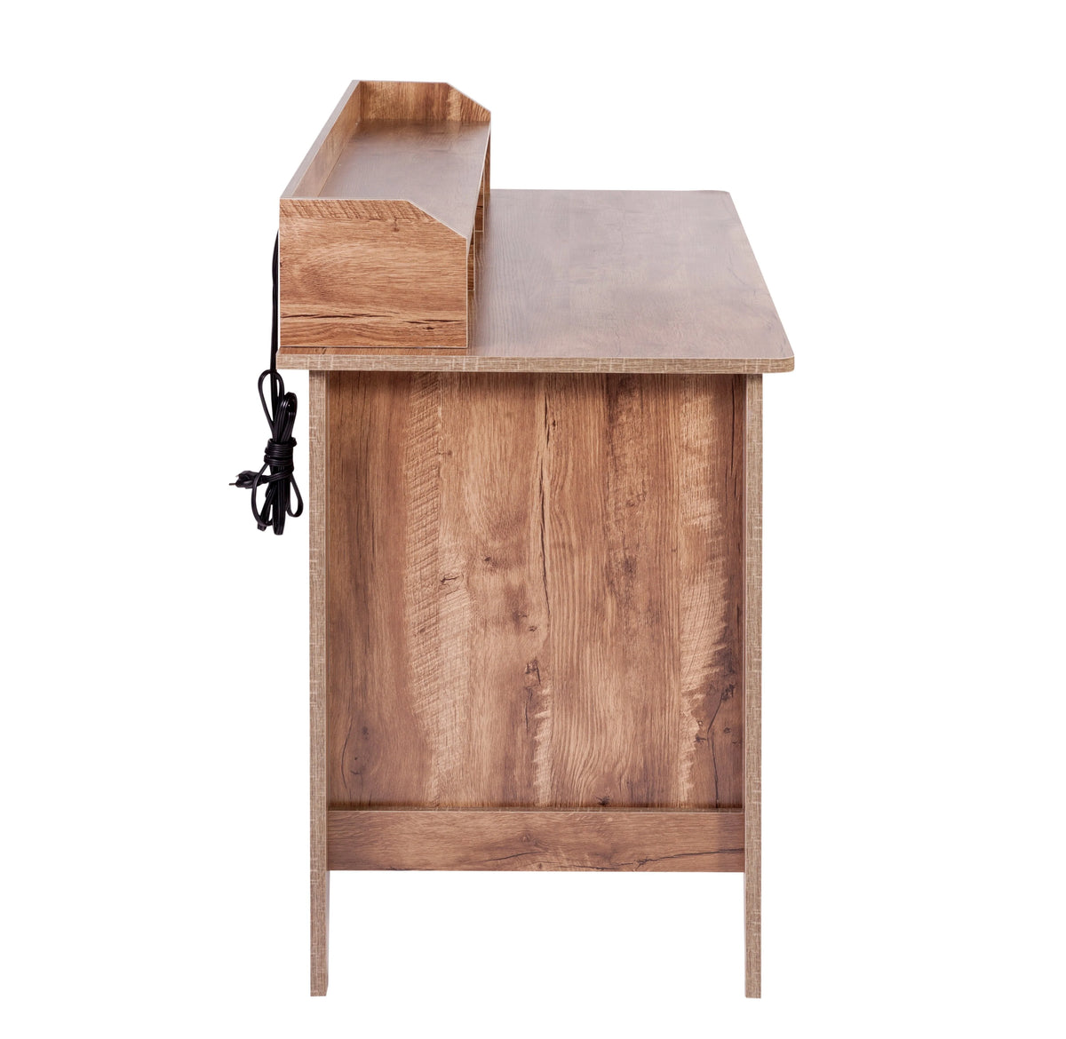 Executive Desk with Hutch, USB and Charger Hub S21415