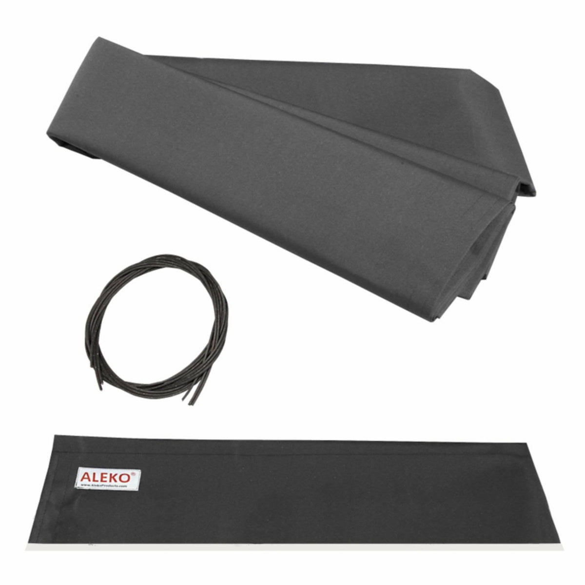 13 x 10 ft. Retractable Awning Fabric Replacement Gray I134