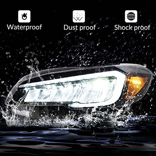 Headlights Assembly with Dynamic DRL Sequential Turn Signal Z574