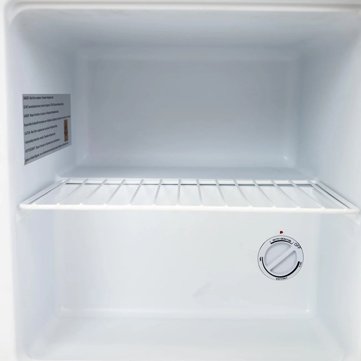 Black 1.4 Cu. Ft Refrigerator/Freezer W142