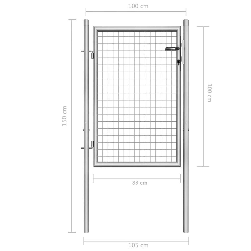 Galvanized Steel Garden Gate V686401