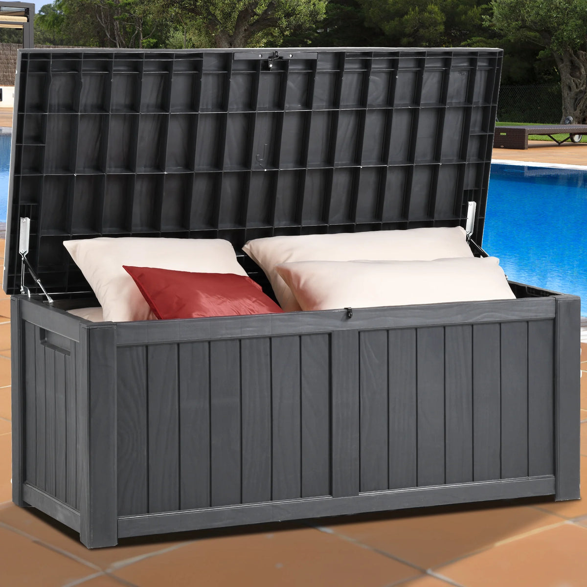 120 Gallon Resin Deck Box N44579