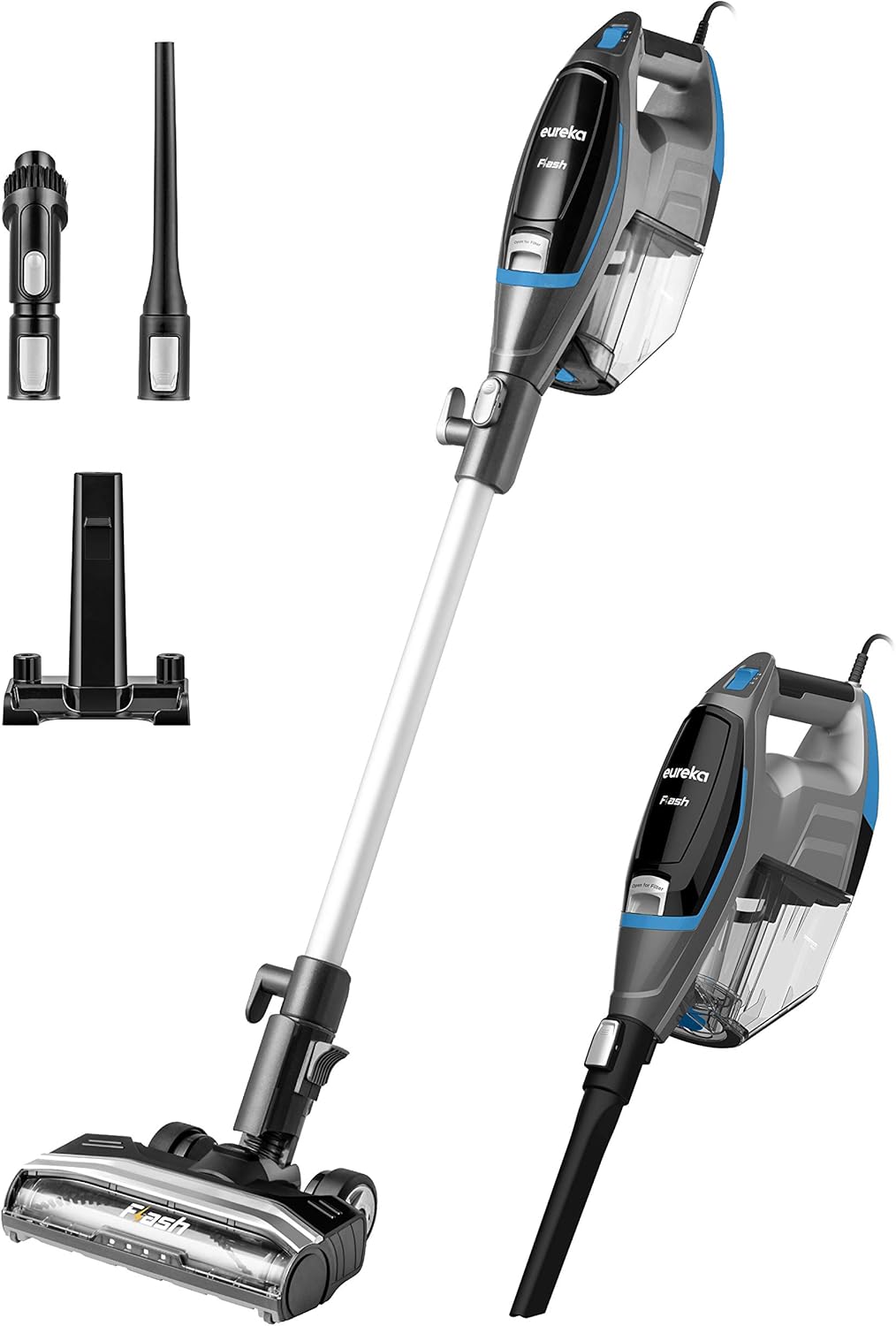 Blue 2 in 1 Corded Stick Vacuum Cleaner H319