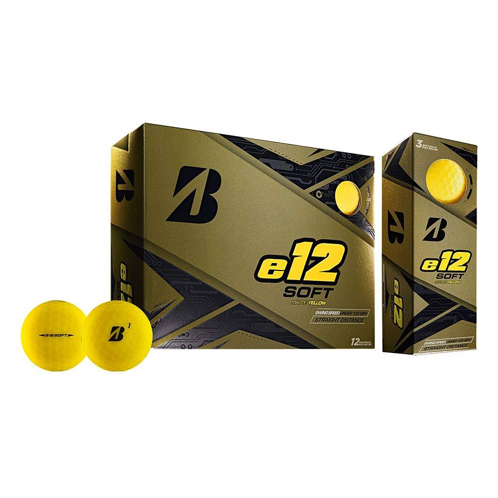 Yellow 3-Piece Golf Balls 1 Dozen O170