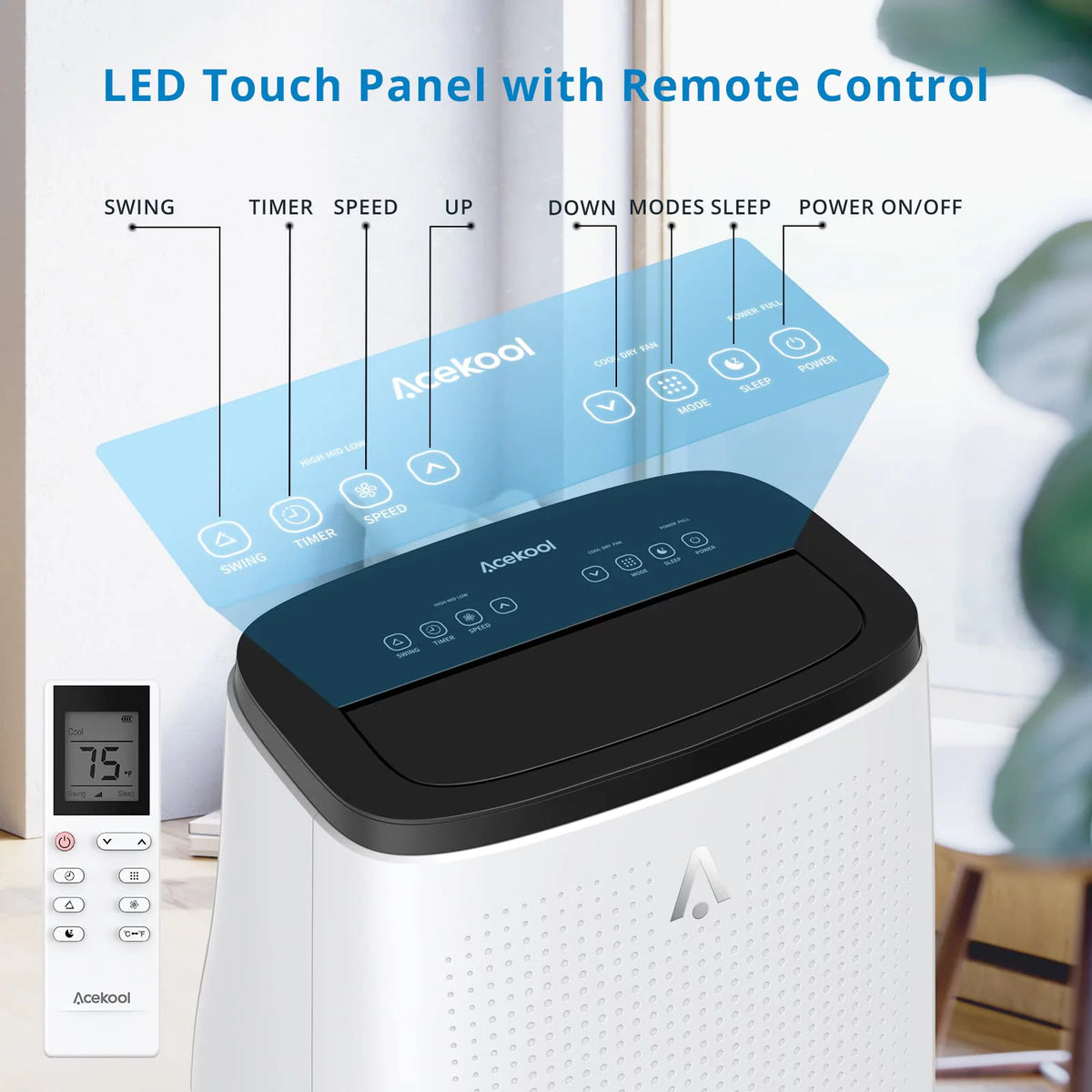 14,000 BTU 3-in-1 Portable Air Conditioner S6415