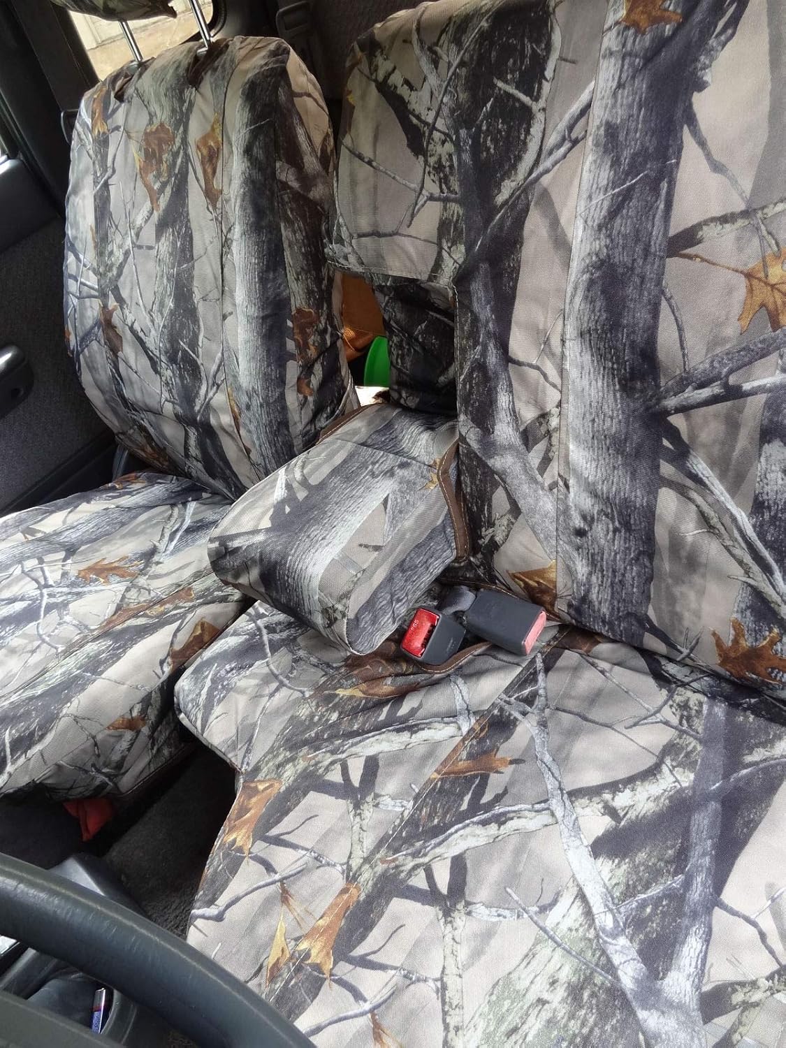 Camo Waterproof Seat Covers for 60/40 Split Bench Seat J4466