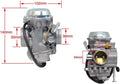 Carburetor 34mm Pack of 2 M9656