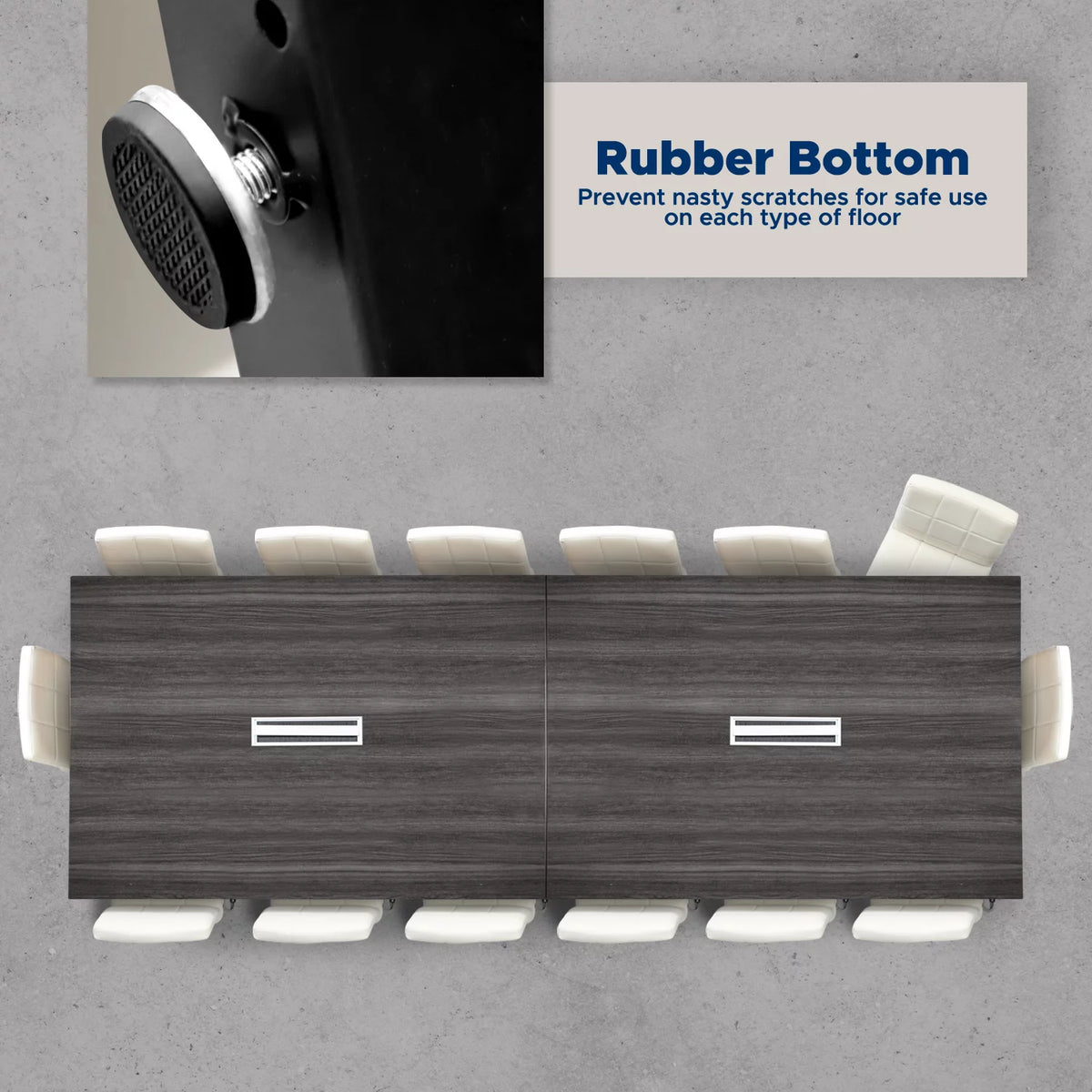 Conference Table with Cable Management Grommets P6946