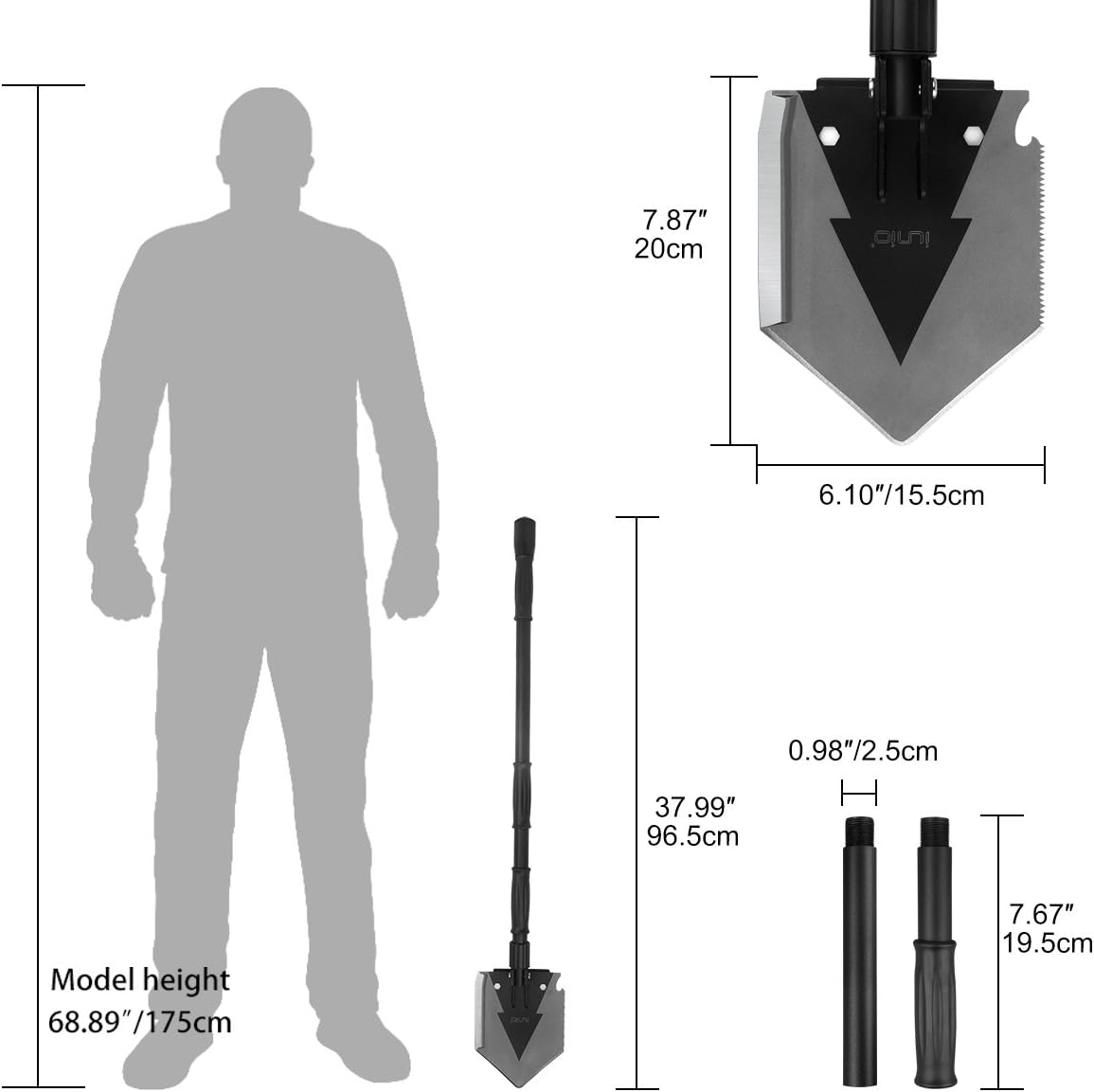 Folding Shovel Camping Shovel Survival Multitool Entrenching Tool Spade E-Tool Kit M720